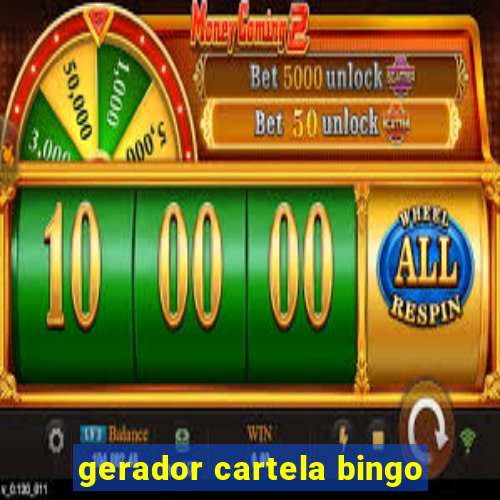 gerador cartela bingo